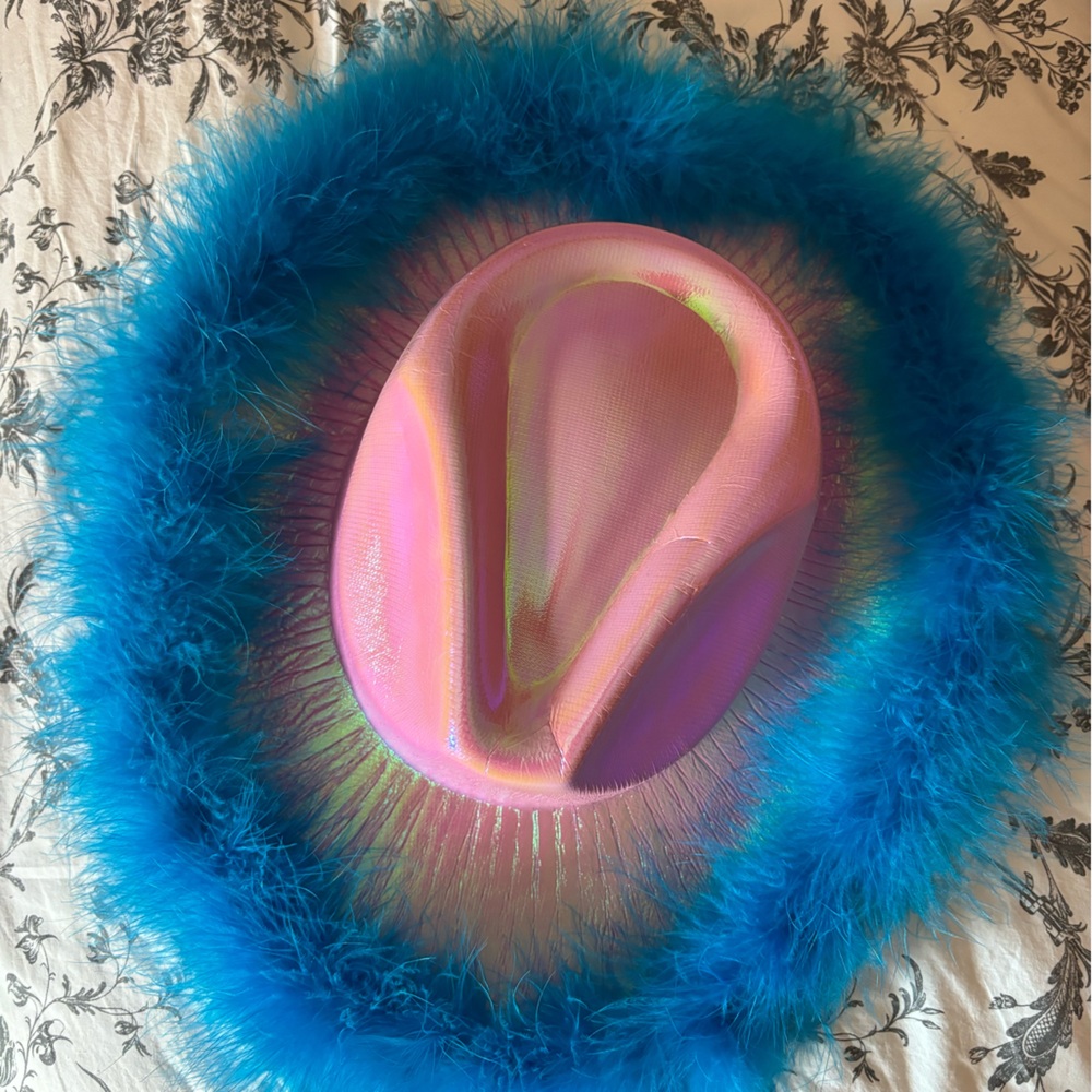 Pink Iridescent Cowboy Hat